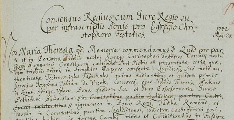 FERSTETICS? FESTETITS? FESTETICH? FESZTETICS? FESTETICS?