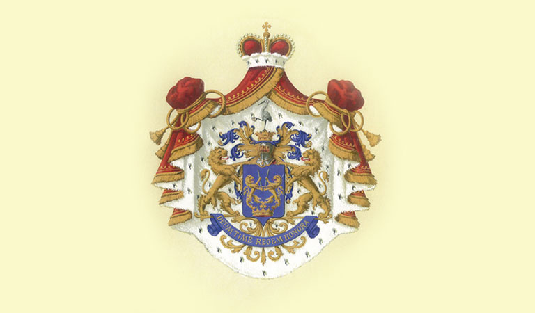 Két oroszlán és egy daru